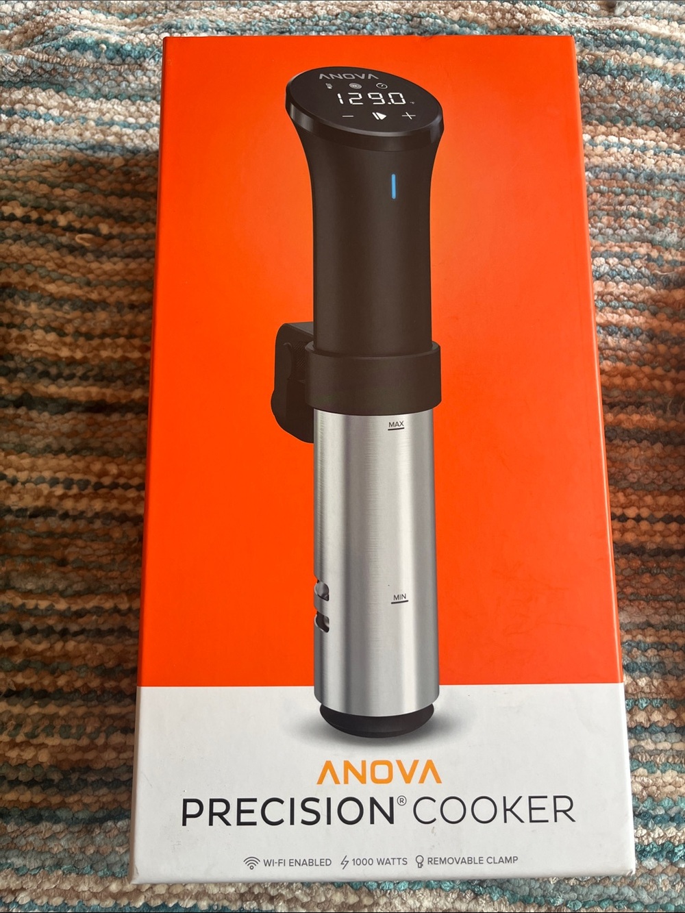 Anova Precision Cooker Sous Vide Immersion Circulator - Black & Silver